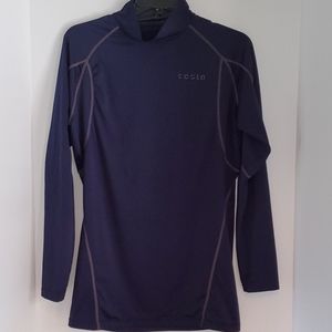 Tesla Athletic Women's Top Sz XL Navy Blue